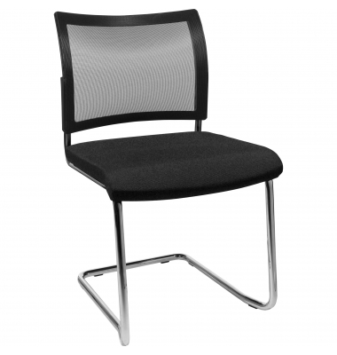 Besucherstuhl Visit NV490 G200 Freischwinger 20 sw
