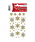 3948 Weihnachten Relief Schmucketikett Sterne silber