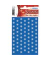 4058 Weihnachten 8mm Schmucketikett Sterne blau/sil