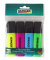 Textmarker 180009000, Pack, 4-farbig sortiert, 1-5mm Keilspitze