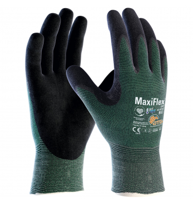 Arbeitshandschuhe MaxiFlex CutTAD-APT, Nitril-Mikroschaum, grün/schwarz, Größe 7 / S Arbeitshandschuhe MaxiFlex CutTAD-APT, Nitril-Mikroschaum, grün/schwarz, Größe 7 / S
