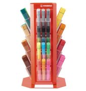 Fasermaler Pen 68 Display, Kunststoff und Acryl, drehbar