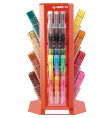 Fasermaler Pen 68 Display, Kunststoff und Acryl, drehbar