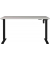 Schreibtisch Boras, elektrisch höhenverstellbar, 71-119cm (H), 140x80cm (BxT), rechteckig, kaschmir / schwarz