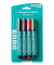 Permanentmarker BestMark M235, 712012, Pack, 4-farbig sortiert, 1-3mm Rundspitze