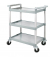Servierwagen silber 80,0 x 41,0 x 95,0 cm