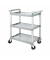 Servierwagen silber 80,0 x 41,0 x 95,0 cm