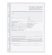 Prospekthüllen 100421184, A4 transluzent genarbt, oben & links offen