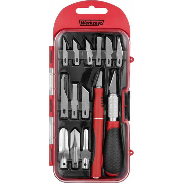 4004722629293 - Bastelmesser-Set rot 4004722629293 Werkzeyt 4004722629293 - Bastelmesser-Set rot 4004722629293 Werkzeyt