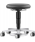 Hocker 9F63L-MG01-3278 Medical, grau/schwarz, bis 120kg