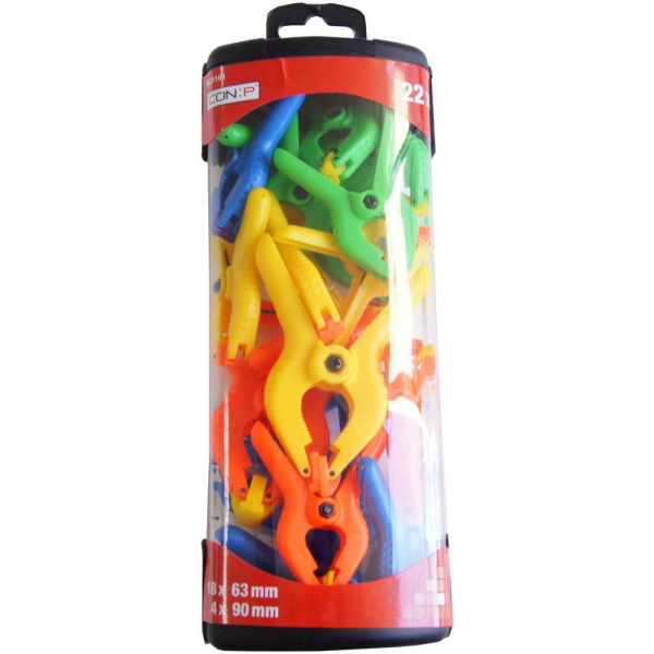 4035300894253 - Conp - con p Klemmzwingen-Set 22-teilig 63 90 mm Klemmzwingen 4035300894253 - Conp - con p Klemmzwingen-Set 22-teilig 63 90 mm Klemmzwingen