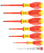Schraubendreher-Set  VDE Elektriker, SLPHPZ 7-tlg. COX334207 7-tlg.