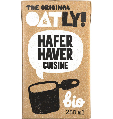 Hafer-Kochcreme Bio 2765865005, 13% Fett, laktosefrei, vegan, 250ml, im Tetrapack
