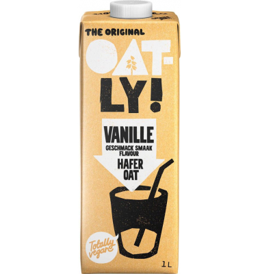 Haferdrink Vanille 5025168009, 2,6% Fett, laktosefrei, vegan, 1 Liter, im Tetrapack