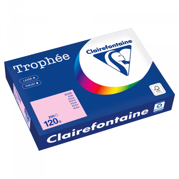 3329680003246 - Kopierpapier Trophee 1210PC rosa A4 120g 250 Blatt 3329680003246 250 Blatt