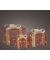 Lichterkette 487925 LUMINEO Geschenkschachtel, 65 LEDs, warmweiß