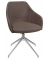 Besucherstuhl Stiness Life 2.1 SLE2110-KC8 dunkelbraun Stoff
