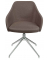 Besucherstuhl Stiness Life 2.1 SLE2110-KC8 dunkelbraun Stoff