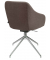 Besucherstuhl Stiness Life 2.1 SLE2110-KC8 dunkelbraun Stoff