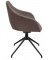 Besucherstuhl Stiness Life 2.1 SLE2112-KC8 dunkelbraun Stoff