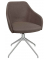 Besucherstuhl Stiness Life 2.1 SLE2111-KC8 dunkelbraun Stoff