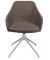 Besucherstuhl Stiness Life 2.1 SLE2111-KC8 dunkelbraun Stoff