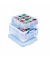 Aufbewahrungsbox 21C+2TRAY, 21 Liter, mit Deckel, au&szlig;en 450x350x200mm, Kunststoff transparent