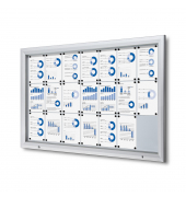 Schaukasten Outdoor SCT21xA4, 21xA4, wei&szlig;, magnetisch