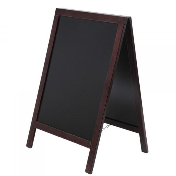8596052030000 - Kundenstopper Natura Classic ZPCHBEBR55x85 55x85cm Kreidetafel Kreidetafel dunkelbraun 8596052030000 Showdown Displays