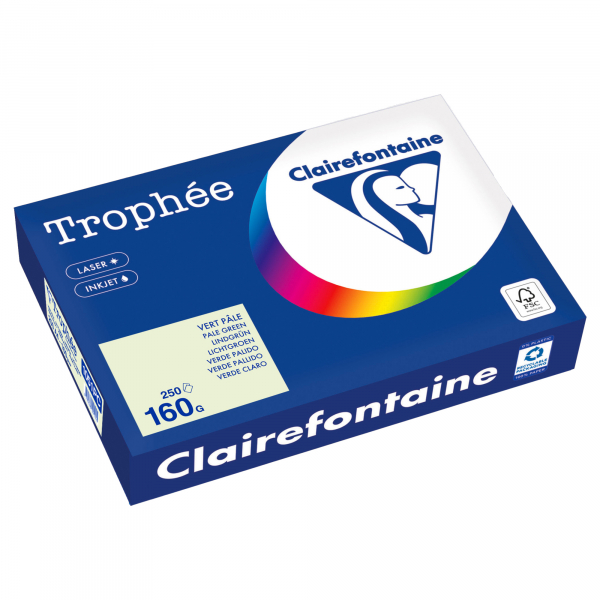 3329680001945 - Kopierpapier Trophee 1051PC lindgrün A4 160g 250 Blatt 3329680001945 250 Blatt