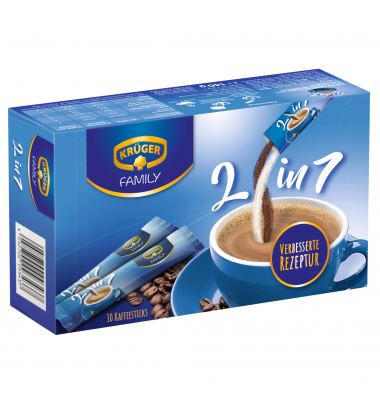 Instantkaffee Classic 2in1 10028041, 10 St&uuml;ck, l&ouml;slich im Portionskarton