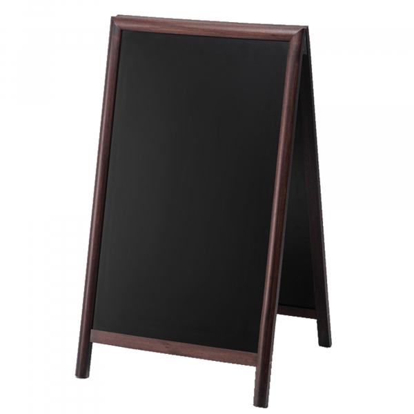 8596052007514 - Kundenstopper Natura ZPCHBBR68x120 68x120cm Kreidetafel Kreidetafel dunkelbraun 8596052007514 Showdown Displays