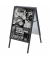 Showdown Kundenstopper Standard A1 ZPA1G32MEC9005 Gehrung sw