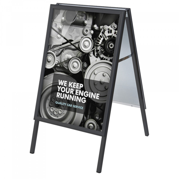 8596052051777 - Kundenstopper Standard ZPA1G32MEC9005 Din A1 Din A1 Klemmprofiltechnik schwarz 8596052051777 Showdown Displays