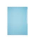 Sichthüllen 233906, A5, blau, transparent genarbt, oben & rechts offen, 0,15mm