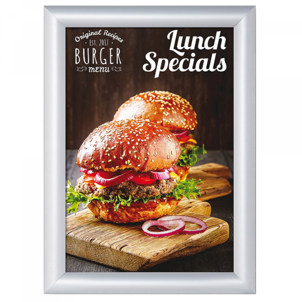 8595578300673 - SHOWDOWN DIN A4 Klapprahmen Hängend Silber nicht haftend Aluminium KRA4G25 241 (B) x 11 (T) x 328 (H) cm