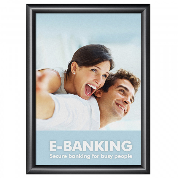 8595578347449 - SHOWDOWN DIN A3 Klapprahmen Hängend Schwarz nicht haftend Aluminium KRA3G25C9005 328 (B) x 11 (T) x 451 (H) cm