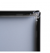 Plakat-Klapprahmen Standard, KRA1G25C9005, schwarz, A1, 25mm Profil, Aluminiumrahmen