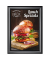 Plakat-Klapprahmen Standard, KRA4G25C9005, schwarz, A4, 25mm Profil, Aluminiumrahmen