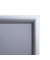 Plakat-Klapprahmen Standard, KRA0G25B1, silber, A0, 25mm Profil, Aluminiumrahmen