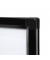 Kundenstopper Windtalker City WTRA1BLK, A1, Din A1, Klemmprofiltechnik, Rollen, schwarz