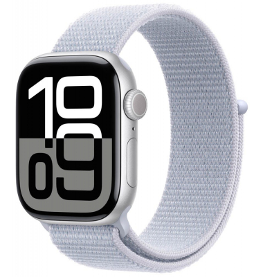 Watch Series 10 42 mm Aluminium (GPS) Sport Loop  blaue Wolke, silber
