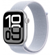 Watch Series 10 46 mm Aluminium (GPS) Sport Loop  blaue Wolke, silber
