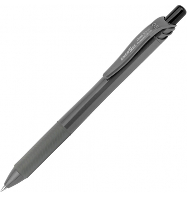 Gelschreiber EnerGel Permanent, BLP105-AX, anthrazit (Schreibfarbe: schwarz), 0,25mm, Druckmechanik, nachf&uuml;llbar