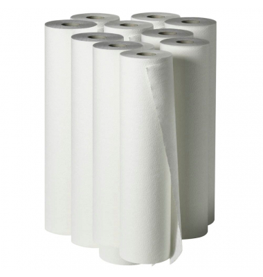Ärztekrepp classic-line 1-lagig weiß 39,0 cm x 50,0 m, 9 Rollen