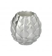 Kerzen Pine Cone 89848 silber ca. 50 Stunden Brenndauer