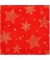 Servietten 88655, rot/gold / Christmas Shine red, 3-lagig, 33x33cm