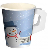 50 PAPSTAR Einweg-Trinkbecher Snowtime 0,2 l