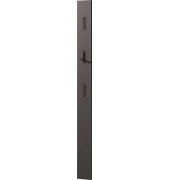 Wandgarderobe 3728-547 anthrazit Holz 3 Haken 15,0 x 170,0 cm