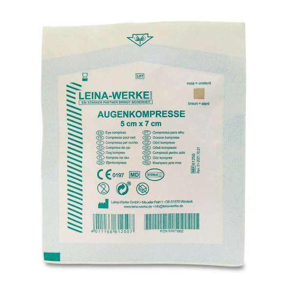 4011166612507 - Augenkompresse REF 61250 weiß 56 x 72 cm 4011166612507 Leina-Werke 4011166612507 - Augenkompresse REF 61250 weiß 56 x 72 cm 4011166612507 Leina-Werke